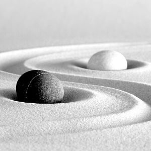 Divorce & Separation represented as two pebbles separated in sand by Divorce Finance & Children Solicitor, Keats Family Law