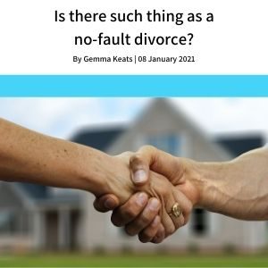 Is there such thing as a No-fault divorce image for Keats Family Law divorce Blog