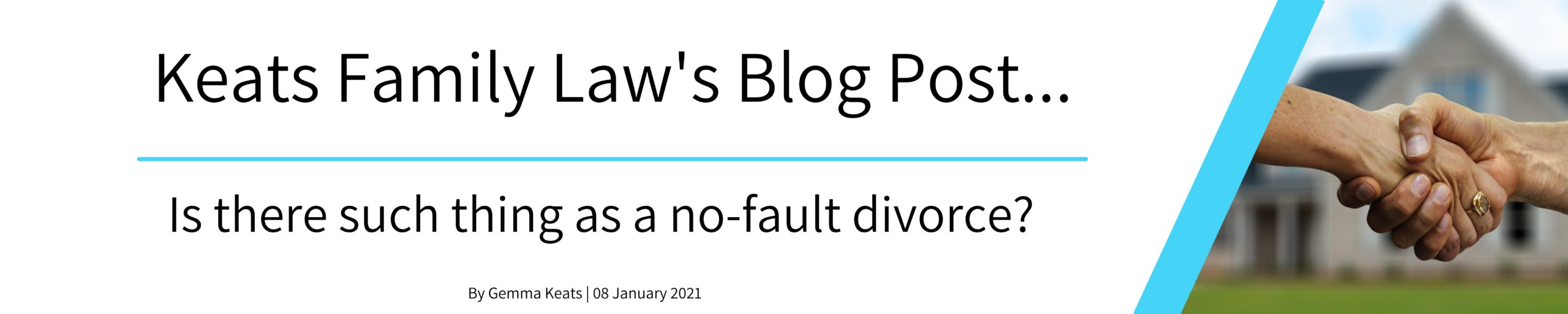 Is there such thing as a no-fault Divorce banner for Keats Family Law's divorce Blog